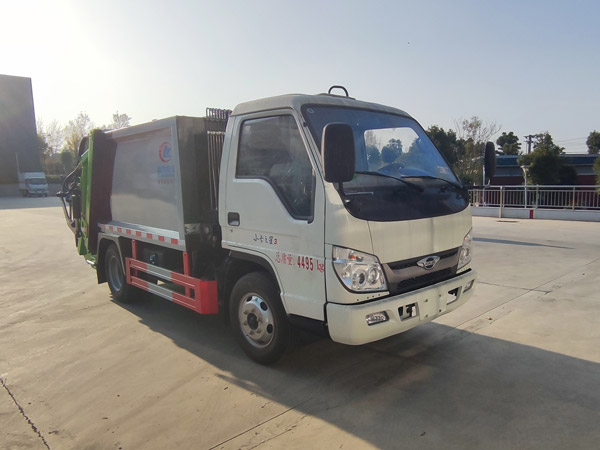 （藍牌）福田小卡5方壓縮垃圾車